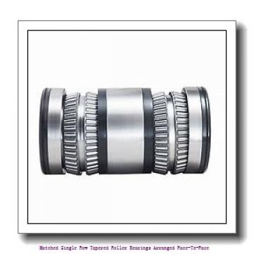 190 mm x 260 mm x 45 mm  skf 32938/DF Matched Single row tapered roller bearings arranged face-to-face