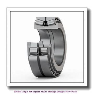 skf 30220/DF Matched Single row tapered roller bearings arranged face-to-face