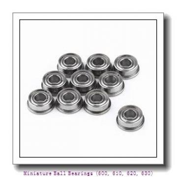 timken 607-2RS Miniature Ball Bearings (600, 610, 620, 630)