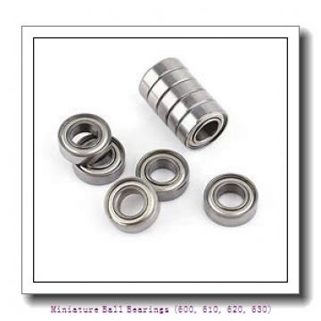 timken 618/8-2RZ Miniature Ball Bearings (600, 610, 620, 630)