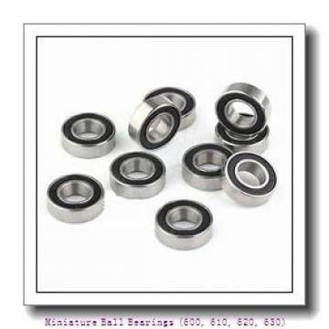 timken 604-2RZ Miniature Ball Bearings (600, 610, 620, 630)