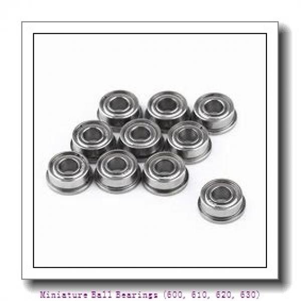 6 mm x 19 mm x 6 mm  timken 626-2RS-C3 Miniature Ball Bearings (600, 610, 620, 630) #1 image