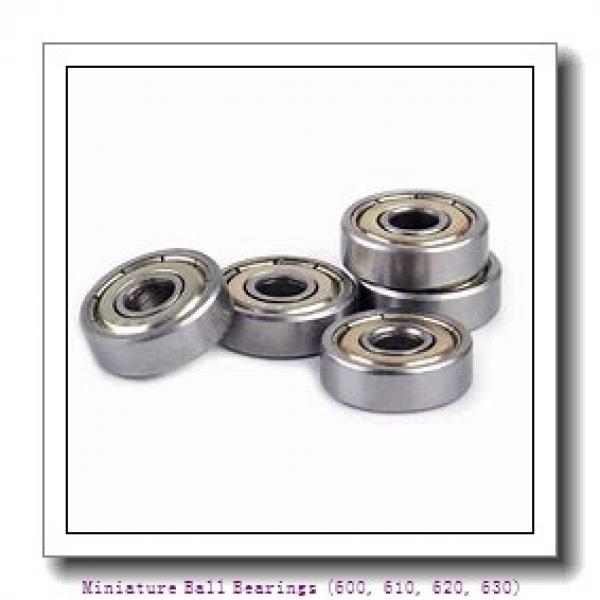 6 mm x 19 mm x 6 mm  timken 626-2RS-C3 Miniature Ball Bearings (600, 610, 620, 630) #2 image